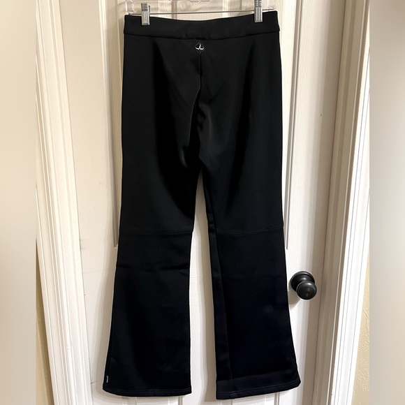Prana Black Outdoor Fleece-lined Flare Pants Size Medium - Picture 2 of 13